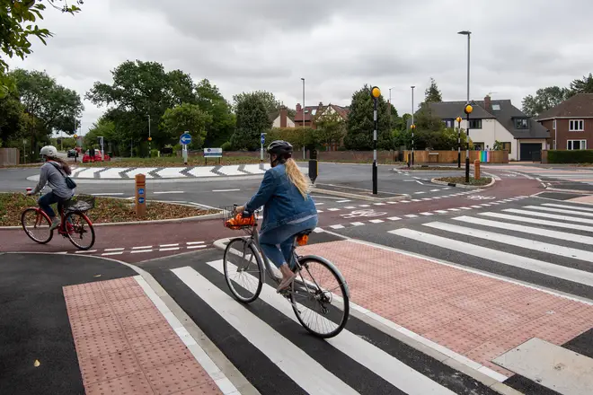 Local cyclists have been trying the new roundabout out over the past week