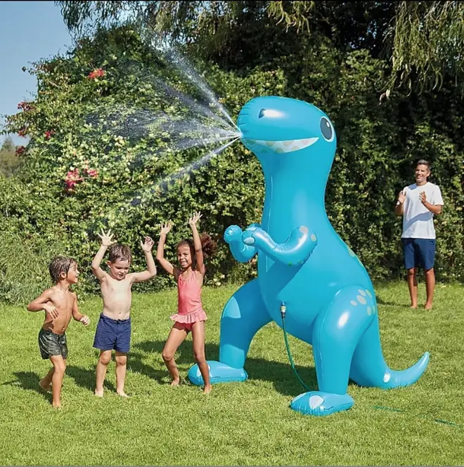The dinosaur is just perfect for the heatwave