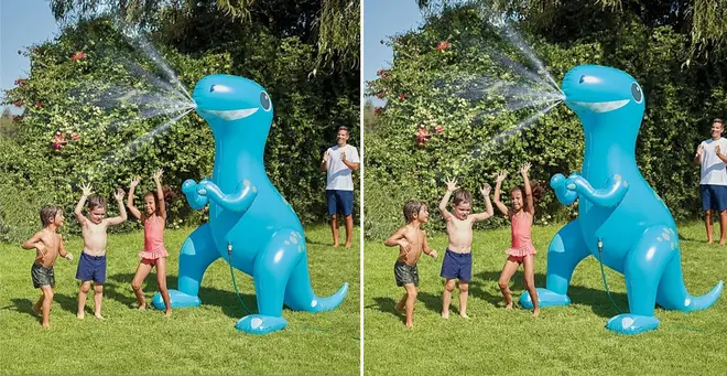 Fancy a massive dinosaur sprinkler? Read on...