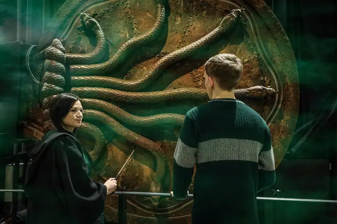 Warner Bros. Studio Tour London has been given a Slytherin makeover