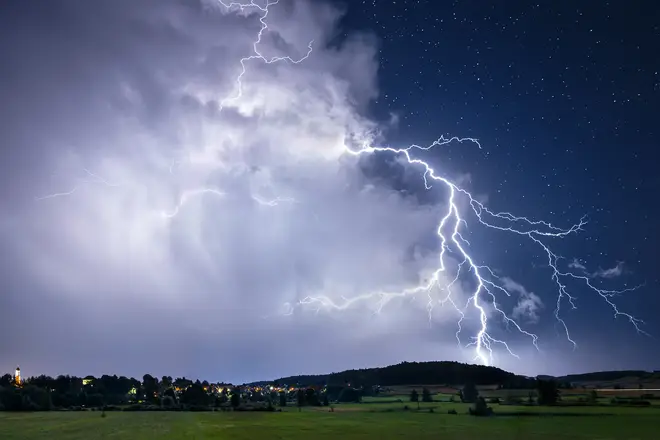 There is a yellow weather warning across much of the UK