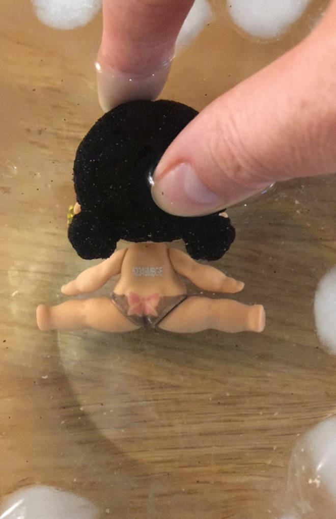 The LOL Doll we tested was also wearing sexy underwear 
