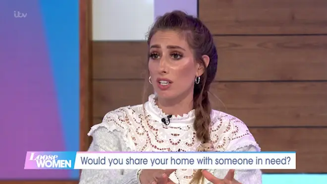 Stacey Solomon opened up about future family plans on Loose Women today