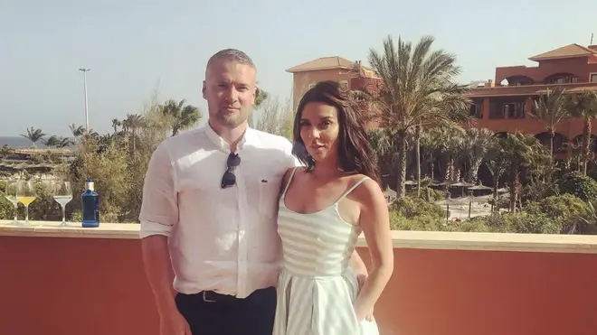 Candice Brown and her partner Liam McCaulay