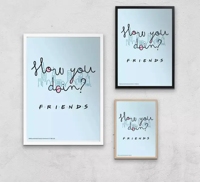 Fancy decorating your walls with Friends-themed art?
