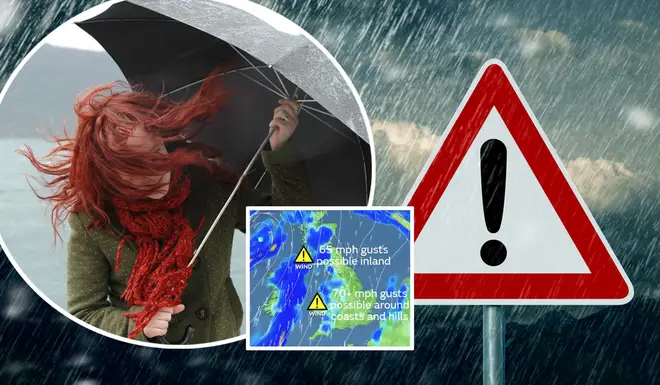 The Met Office named Storm Ellen this week as wet and windy weather is expected