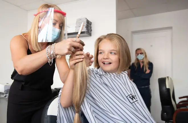 Reilly raised a massive £3,300 for the Little Princess Trust as well as donating his hair