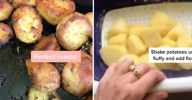 A woman has revealed how to make the perfect roast potatoes