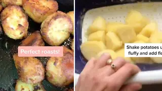 A woman has revealed how to make the perfect roast potatoes