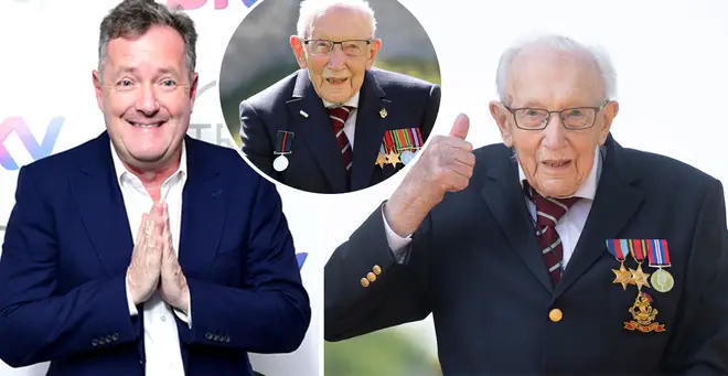 Captain Tom Moore will reportedly appear on Piers Morgan's Life Stories