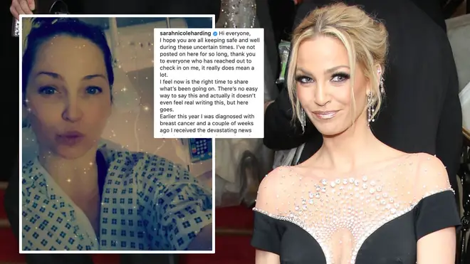 Sarah Harding has revealed the heartbreaking news that she has been diagnosed with breast cancer