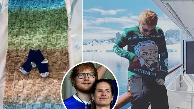 Ed Sheeran was pictured in Antarctica last December