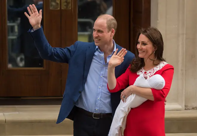 Prince William and Kate welcomed their third child in April
