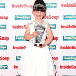 Amelia Flanagan at the 2015 Inside Soap Awards