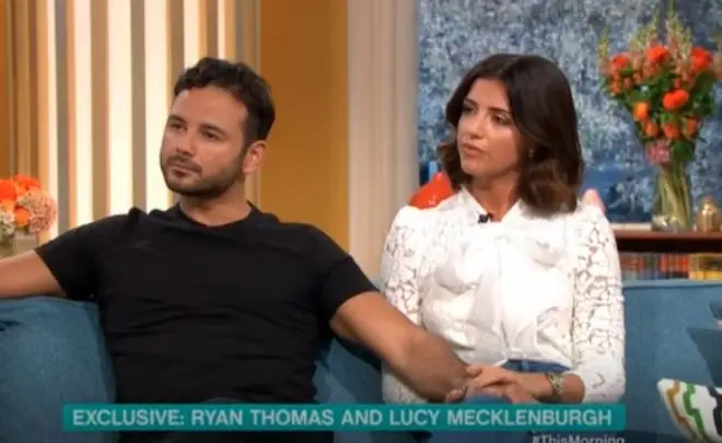 Ryan Thomas appeared on This Morning with girlfriend Lucy Mecklenburgh