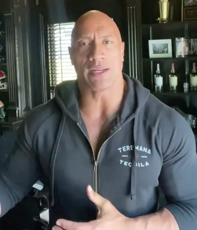 Dwayne Johnson said testing positive for COVID-19 was a "kick in the gut"
