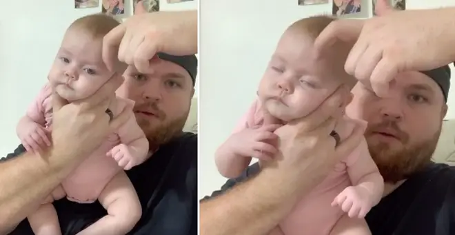 Austin Miles Geter has revealed his trick to help his daughter sleep