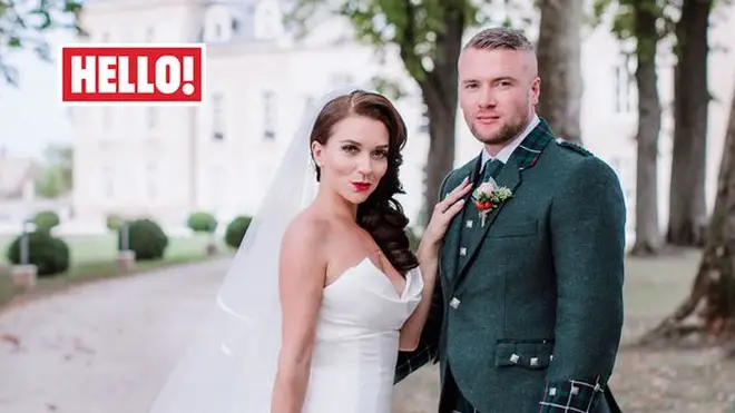 Candice Brown and her now husband, Liam McCaulay