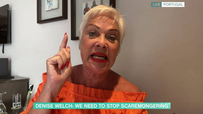 Denise Welch said she was 'appalled' at how the pandemic had been represented by the Government and the media