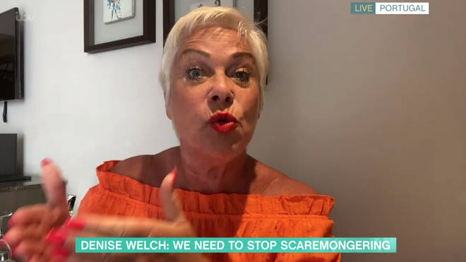 Denise Welch thinks the way to pandemic is being represented it damaging people's mental health