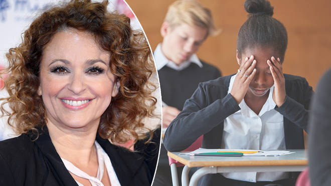 Nadia Sawalha thinks British kids are tested 'too much'