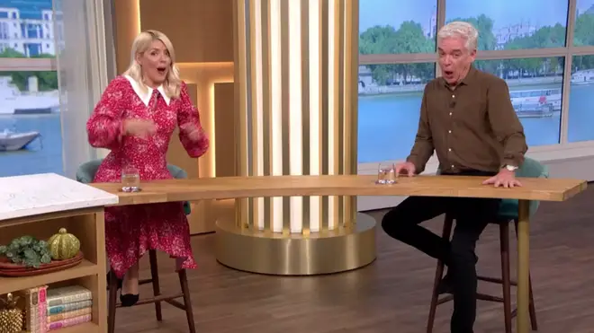 Holly Willoughby and Phillip Schofield were left gobsmacked