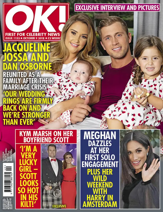 Jacqueline jossa and Dan Osbourne OK! magazine