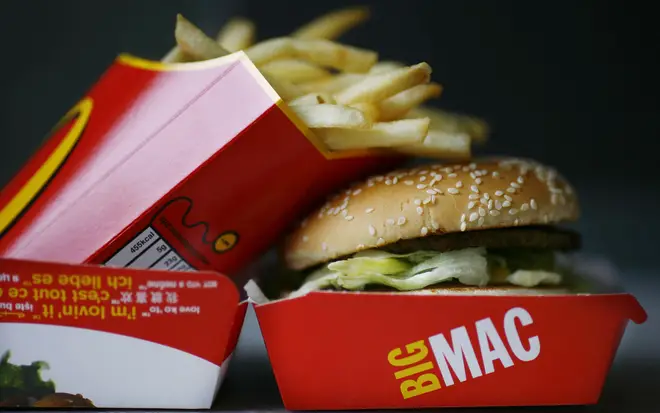 Big Macs could be reduced in size by 20 per cent (stock image)