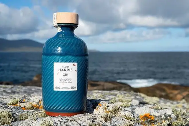 The gorgeous bottle is inspired by the colours of the island