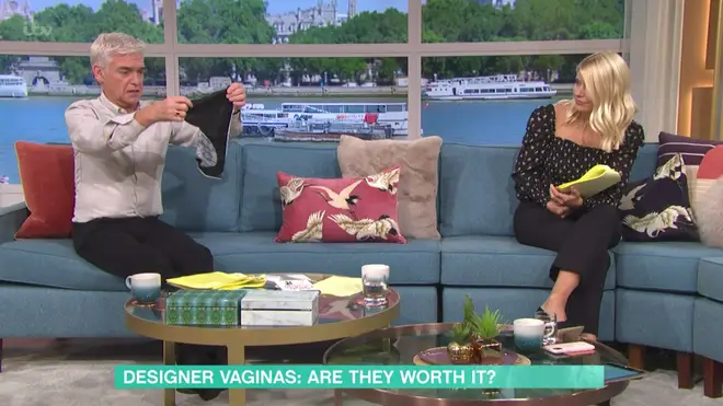 Phillip Schofield was shocked by the 'vaginal mask'