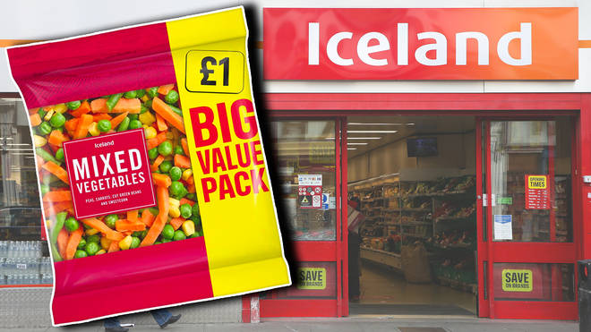 Iceland is giving a free bag of veg to families on Universal Credit