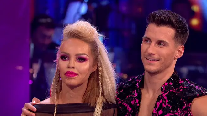 Katie Piper was visibly emotional during Saturday night's show