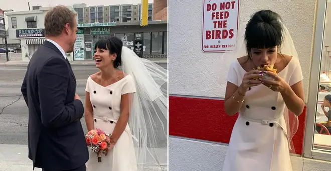 Lily Allen got married to David Harbour in Vegas
