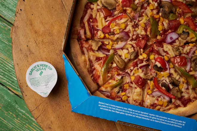 Dominos vegan pizza