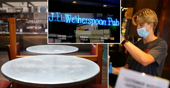 Wetherspoons haven't confirmed which pubs are affected