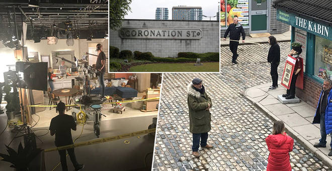 Coronation Street was forced to close down the set
