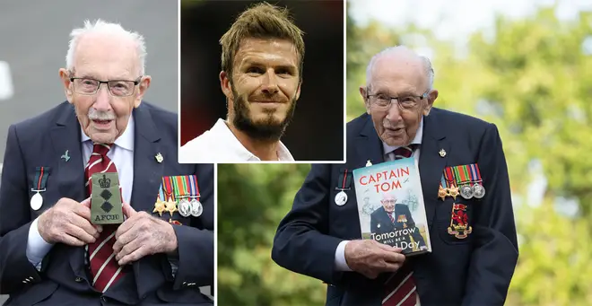 Captain Sir Tom Moore would want David Beckham to play him in a biopic