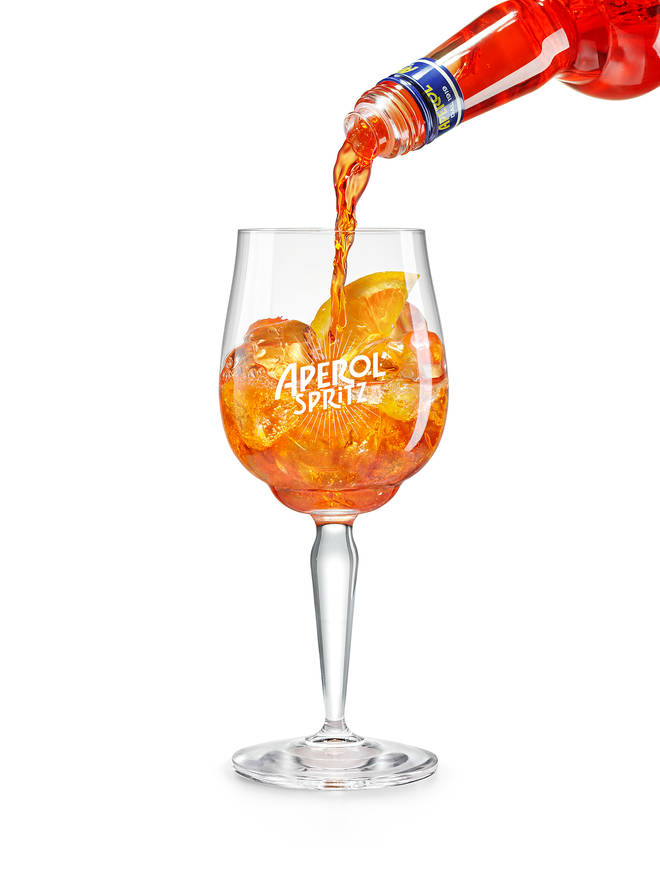 An Aperol Spritz is a cousin of the Negroni, and has enjoyed a huge upturn in popularity recently