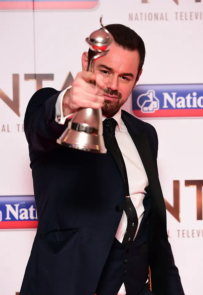 Danny Dyer scoops an NTA for his role as Mick Carter in EastEnders
