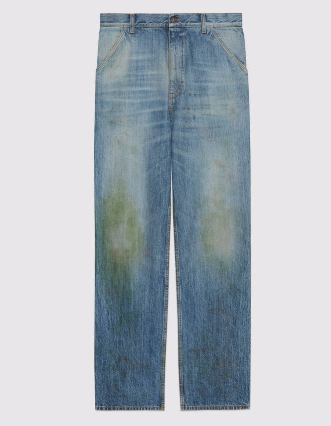The Gucci jeans will set you back a massive £600, while the dungarees will cost £850