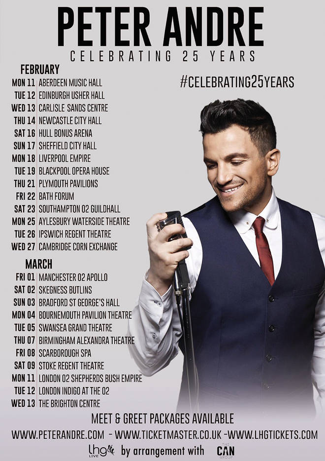 peter andre tour tickets