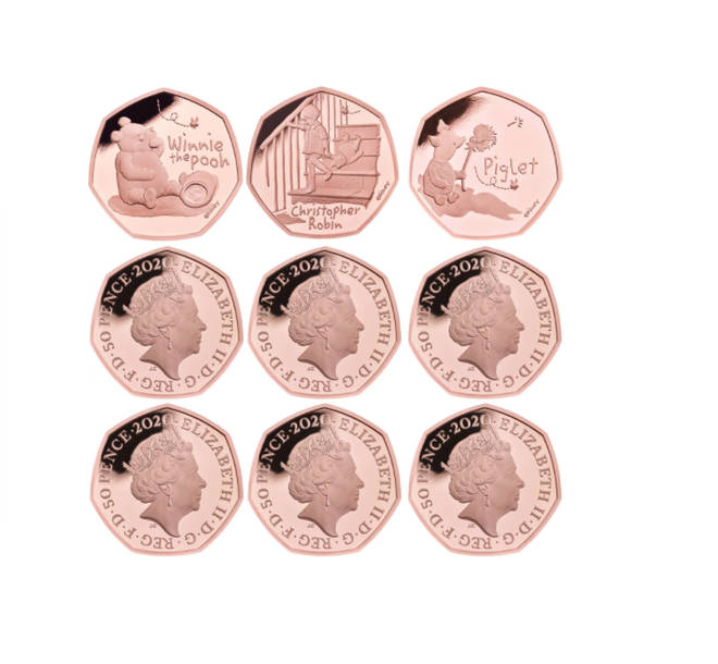 The red gold version will cost £1,125 per coin
