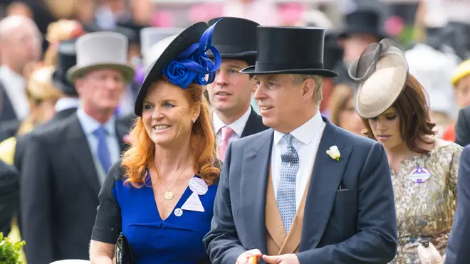 Sarah Ferguson and Prince Andrew pictured at Royal Ascot in 2015