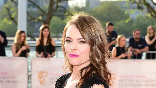 Kate Ford who plays Tracy Barlow on Coronation Street on the red carpet