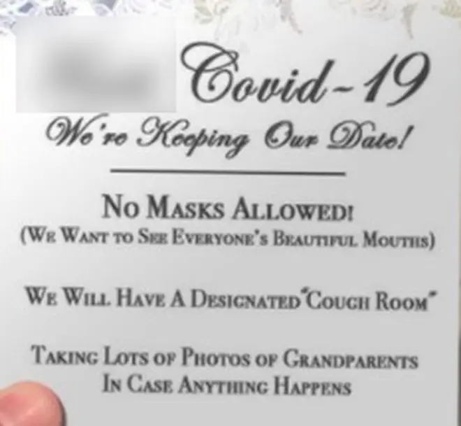 This wedding invite has gone viral