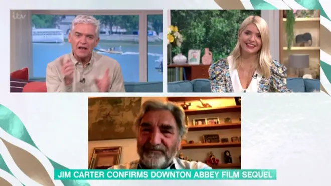 Jim Carter revealed details about the new Downton Abbey film on This Morning
