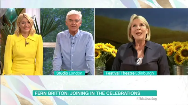 Holly and Phil interviewed Fern on This Morning about the 30th anniversary of the show