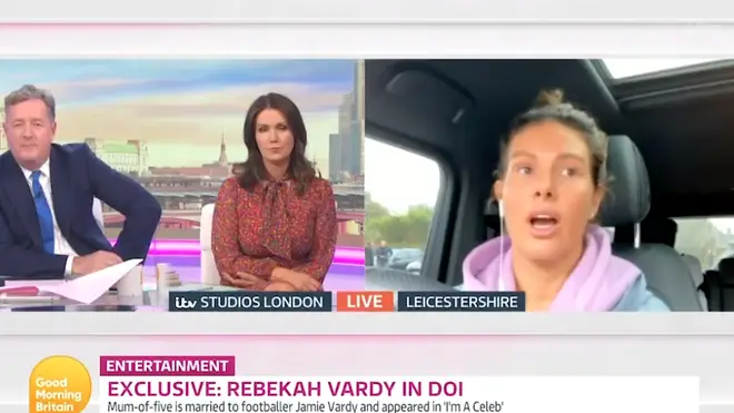 Rebekah Vardy appeared on Good Morning Britain