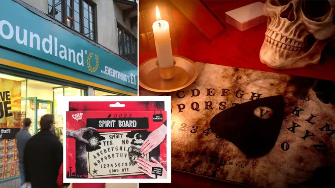 Poundland has been criticised for selling a spirit board