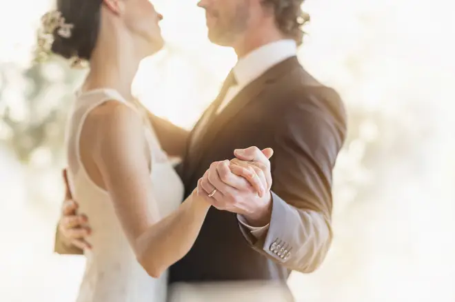 The bride and groom have been slammed online (stock image)